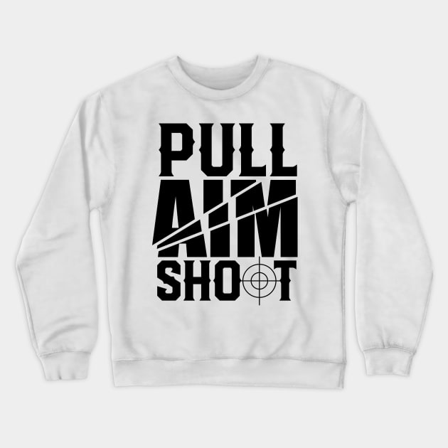 Skeet Shooting Shoot Shooter Marksman Aim Crewneck Sweatshirt by dr3shirts